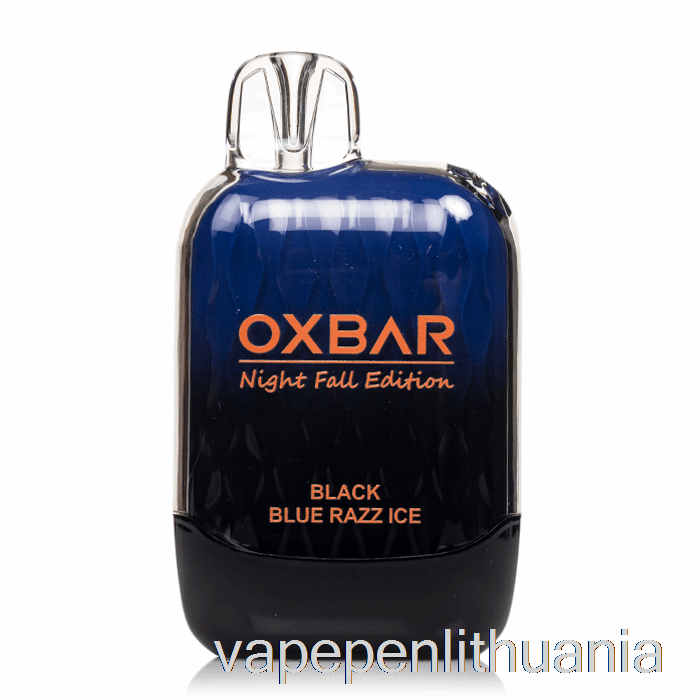 Oxbar G8000 Vienkartinis Juodas Mėlynas Razz Ledo Vape Skystis